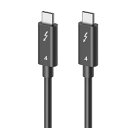 USB-C & USB-C Thunderbolt 4 100W ケーブル 2m LpoieJun【USB-IF認証/40Gbps高速転送/ 100W急速充電/8K@60Hz 映像出力/PD 100W 5A 対応】 Thunderbolt 4 対応 Thunderbolt 3 とUSB-Cと下位互換 スマートフォン/タブレット/ゲー