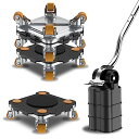 ONEON 家具移動ヘルパー プロ セット - 家具移動キャスター 軽がるキャリー 家具の持ち上げや移動が簡単に - 部屋の模様替え 無駄なく家具を運ぶためのプロフェッショナルツール