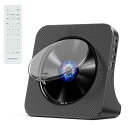 Gueray CDプレーヤー Bluetooth受信/送信 スピーカー内蔵 デスクCDプレーヤー USB再生 AUX出力サポート FMラジオ機能 CDラジカセ A-Bリピート再生 CDプレイヤー 音楽鑑賞/語学学習/胎児教育 PSE認証済