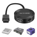 【K&SGAMER】 マルチ変換 コンバーター SFC/GC/64 対応 HDMI 変換 アダプター HDMIケーブル セット