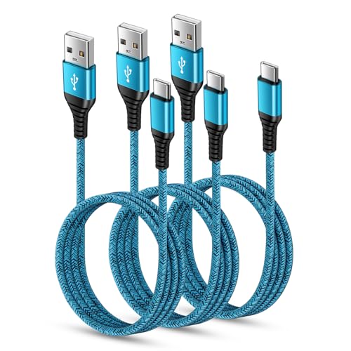 USB Type C ケーブル 【1.8m 3本*3色】 3A急速充電 QC3.0対応 タイプc充電ケーブル...
