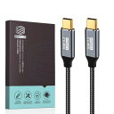 USB-C & USB-C ケーブル 0.5M Type-c ケーブル USB3.1 Gen2(10Gbps) PD対応 100W/5A急速充電 4K/60Hz...