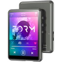 MECHEN 64GB MP3プレーヤー Bluetooth 5.3 デジタルオーディオプレーヤー 超軽量 ミニ音楽プレーヤー 128GBまで拡張可能 スピーカー内蔵 2.4インチタッチスクリーン FMラジオ・録音・電子ブック・動
