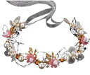 Nightbaby髪飾り結婚式 カチューシャ 女の子 ヘッドドレス ヘアアクセサリー 子供 花嫁 花冠 クラウン フラワー ヘアバンド パーティー パール ウェディング 発表会 入学式 卒業式ホワイト(ピ