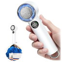 ハンディファン 冷却プレート 【2025革新モデル・大風量×極冷感】 手持ち扇風機 6800mAh 大容量 強力 静音 3in1 100段階 風量 Type-C 充電式 LEDディスプレイ ペルチェ 携帯扇風機 冷却プレート付き