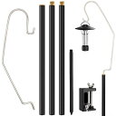 CHENGMAY ランタンスタンド ランタンポール 1.5mm極厚ポール 頑丈 打ち込み式 テーブル 2way 軽量 コンパクト 自立式 安定性強化 耐荷重2k...