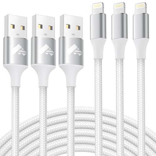 ライトニングケーブル 1m Aioneus iPhone 充電器 ケーブル 3本セット Lightningケ...
