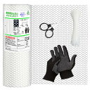 plusgree 多目的 プラスチック メッシュ ネット 40cm×8m 0.8cm網穴 白 落下防止 転落防止 網 ベランダ 階段 フェンス 窓 園芸 猫 犬 脱走防止 建築養生 防鳥