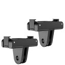 DJI Osmo Action 5 Pro用クイックリリース式アダプターマウント、三脚/自撮り棒用磁気アダプターマウント、アクションカメラコネクター、GoPro専用三脚 自撮り棒 アクセサリー、Osmo Action 3、Osmo A
