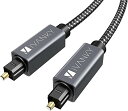 iVANKY 光デジタルケーブル【日本産光ファイバー使用 ハイレゾ/1.0m】Toslink 光ケーブル 光デジタル オーディオケーブル オプティカル トスリンク デジタル音声ケーブル 光同軸 SPDIF OPTICAL 角型