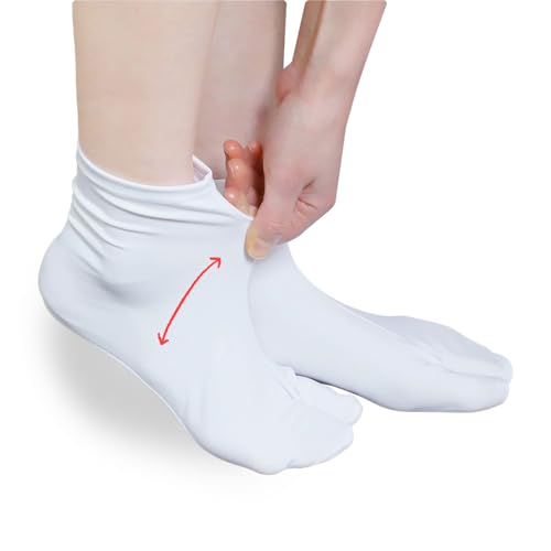 [あめてまり] 足袋 3足セット ストレッチ たび 白 口ゴム 滑り止め付き 11cm～30cm対応 らくらく 簡単着脱 コハゼ無し 靴下 男女兼用 痛くない 大人 子ども メンズ レディース 足袋カバー 着物