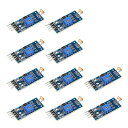 KKHMF 10個 感光性センサーモジュール フォトレジスタモジュール 検出器 センサー敏感度可調整 4ピン Arduinoと互換