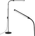 Bamouskon フロアランプ led スタンドライト フロアライト まつげLEDフロアライト USB給電 おしゃれ 屋内照明 高輝度 2色温度 2段階明るさ調整 優しい光 明るい リビング 寝室用 読書灯 間接照明