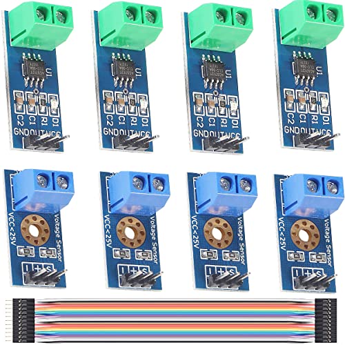 Youmile 4ή󥵡ACS712 ۡή󥵡 ⥸塼 30A + 4Ű󥵡⥸塼DC 0-25V ...