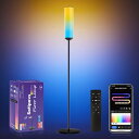 Sotipevs RGB フロアライト 間接照明 Alexa対応 高さ166cm LEDフロアランプ 2200~6500k無段階調光・調色 スマートホーム フロアスタンド・ランプ 北欧風 寝室/リビング適応 日本語説明書