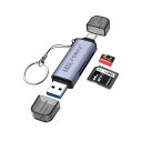 安心の日本企業 iphone15/16シリーズ対応 usbカードリーダー usb3.0 ハブ sdカード USB 3.0 3 in 1 高速転送170Mb/s ...