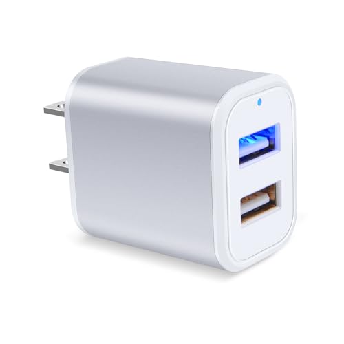 Hootek USB Ŵ 2ݡ ACץ USB 󥻥 2.1A®/LED饤դ/PSEǧ USBŸ...