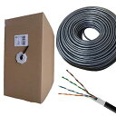 GSPOWER LANケーブル 屋外用 cat6 自作用 箱もの 200m