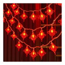 イルミネーションライト LEDイルミネーションライト中国結び10m 80LED 電池式 クリスマス 飾りツリー 中国の旧正月 赤く燃えるような喜び 雰囲気作り 屋外 室内 ライトラインライト クリスマ