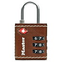 Master Lock ナンバー可変式TSAロック4692JADBRN