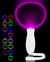 DINETTE アクリル ペンライト コンサート LED 15色 うちわ型 カラーチェンジ ストラップ付き 単4電池
