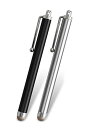 wumio タッチペン 2色セット 導電繊維 スタイラスペン 軽量 液晶 タブレット iphone ipad スマホ 先端 金属繊維 軽い シンプル タッチパネ...
