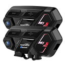 FODSPORTS バイク インカム M1S インカム 最大8人同時通話 最大使用20時間 多設備との接続 互換性 日本語案内 会話自動復帰 バイク用インカム Bluetoothインカムバイク用 いんかむ HI-FI音質 Siri対応