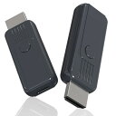 ワイヤレス hdmi 送受信機セット hdmi 無線化 【日本技適認証取得】小型 Mini 拡張モード ランスミッター レシーバー 挿すだけ使える 30m安定無線伝送 WIFI/設定不要 1080P/5Ghz 超低遅延 音画同期