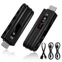 Aceele ワイヤレスHDMI 受送信機セット HD1080P@60Hz 高精細画面 2.4Ghz/5Ghz デュアルバンド 低遅延 映像音声同期出力 最大50M伝送距離 送信機8台まで増設可能 TV/PC/Mac/Laptop/Window/カメラ/監視カメラな