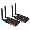 ワイヤレス hdmi 送受信機、1080P HD無線HDMI 820フィート(250m)、 2.4G/5GワイヤレスHDMI拡張キット、赤外線リモコン機能付き無線HDMI送信機、デジタル一眼レフカメラ、ビデオカメラ、ノートパソコ