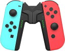 Elnicec Joy-Con充電グリップ【2025最新型】Switchジョイコン充電グリップ V字型 プレイしながら充電可能 Joy-Con ハンドルグリップ 超軽量 装着簡単 持ち運びに便利 充電指示LED付 Switch/Switch 有機EL