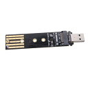 SATA/NVMe M.2 SSD → USB3.1 Type-A 変換 アダプタ 10Gbps 高速データ転送 2230/2242/2260/2280 SSD対応 SATAとNVMe M.2 SSD 両対応 PCI-E AHCI M.2 SSD非対応