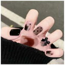 MISS MUMU ネイルチップ 24枚入 ネイルチップ ロング 春夏 シンプル かわいい おしゃれ 人気 ネイルシール 花嫁ネイル 光沢 つけ爪 成人式 結婚...