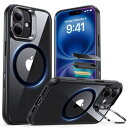 【デザイン受賞シリーズ!】ESR iPhone 16 ケース Magsafe対応 カメラコントロール 米軍MIL規格の保護 耐黄変 耐衝撃 隠れスタンド iPhone16ケース スマホケース 傷防止背面 iPhone16 ケース対応 アイ