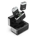 Ulanzi U-Mic ワイヤレスマイク ピンマイク ラベリアマイク 200M伝送距離 2.4GHz 20時間バッテリー駆動 三つの音声入力モード ノイズキャンセリング 瞬時接続 自動ペアリング 収納充電ケース付き