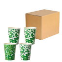 【ケース販売】 サンナップ 日本製 紙コップ 2500個入(50個×50パック) 275ml 9oz 使い捨て ビーリーブス シーンに応じて柄を選べるスカンジナビアンパターンコレクション 内面ポリエチレンラミ