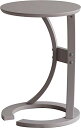 市場 サイドテーブル Lotus 幅40x奥行40x高さ56cm グレージュ 手元まで寄せることができるデザイン ILT-2987GRJ