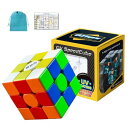 QY Warrior M【日本語キューブ攻略法 & ポーチ付き/正規品】磁石搭載 3x3x3キューブ ステッカーレス 立体パズル (3x3 UV)