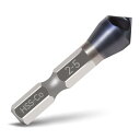 Pronese 面取りカッター 精密面取りカッター 六角軸 コバルトハイス鋼 M35 HSS-CO 口径2-5mm バリ取り 穴開タイプ 面取りドリル 穴開き型 バリ取りビット ステンレス 薄板 アルミ 木材 面取り