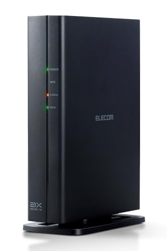 쥳 WiFi 롼 ̵LAN Wi-Fi6 AX3000 2402+574Mbps 11ax/11ac IPv6б (IPoE) ѥ WRC-X3000GS3A-B