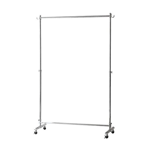 アパレルショップ御用達 プロ仕様の頑丈ハンガーラック (耐荷重120kg（幅135.5cm）)