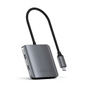 Satechi 4ポート USB ハブ Type-C (PD充電・映像出力ともに非対応) 5Gbps高速データ転送 Type-Cポート増設, USB-C ハブ, MacBook Pro, iPad Proなど対応