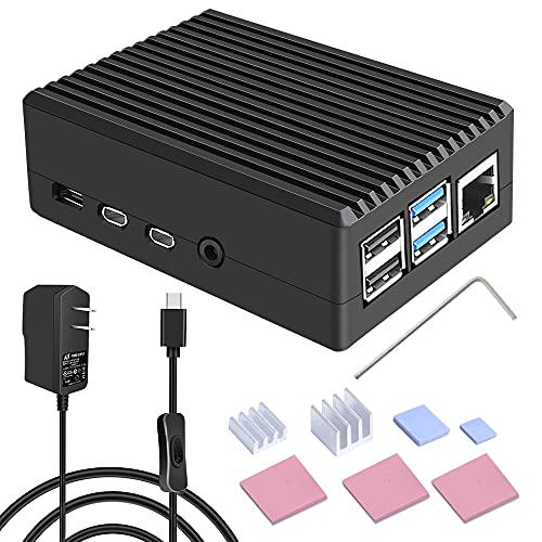 GeeekPi ߥ˥ॱ Raspberry Pi 4 Model Bʥѥåդ5V 3A USB-CŸʥ/...