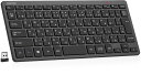 Arteck 2.4Gワイヤレスキーボード 無線 軽量 コンパクトメディア機能 ホットキー ショートカット コンピューター、デスクトップ、PC、ラップトップ、Surface、スマートテレビ、Windows11/10/8/7との(2)