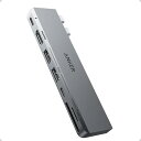 Anker (アンカー) USB Cハブ MacBook用 Anker 547 USB-Cハブ (7-in-2) Thunderbolt 4 USB Cポート 4K HDMI USB C 2つのUSB Aデータポート MacBook Pro 13インチ MacBook Air M1 / M2などに対応 グレー