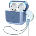 ESR . 第4世代ケース .第4世代HaloLock(2024)(USB-C)対応 MagSafe対応 ストラップ付き落下防止カバー Orbit ハイブリッド...