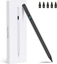 【2025増量版】iPadペンシル 磁気吸着&USB-C急速充電/バッテリー表示スタイラスペン 高精度傾き検知&誤操作防止タッチペン iPad Pro11/12.9/M4 Pad Air/M2/M3 iPad Mini第5-7世代 iPad第6-11(A16)世代対応【ブ