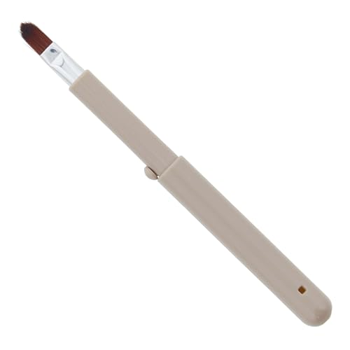 志々田清心堂 メイクブラシ スライドブラシ コンシーラーブラシ 平 約φ1.2×12.5cm グレー PS-103