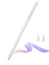 VIVID TECH ipad ペンシル アップルペンシル級急速充電 タッチペン 高感度&低遅延 Apple Pencil互換 滑らかさ/磁気吸着/傾き感知/電量表示/誤作動防止機能対応 スタイラスペン 軽量 耐摩 耐久 ipad タ