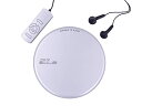 WINTECH【リモコン付きポータブルCDプレーヤー】PCD-52S シルバー 音飛び防止機能 プログラム再生 リピート再生 単三乾電池×2本(別売) ACアダプター(別売) ステレオイヤホン付き